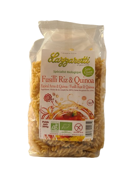 Fusilli Riz et quinoa 250 g