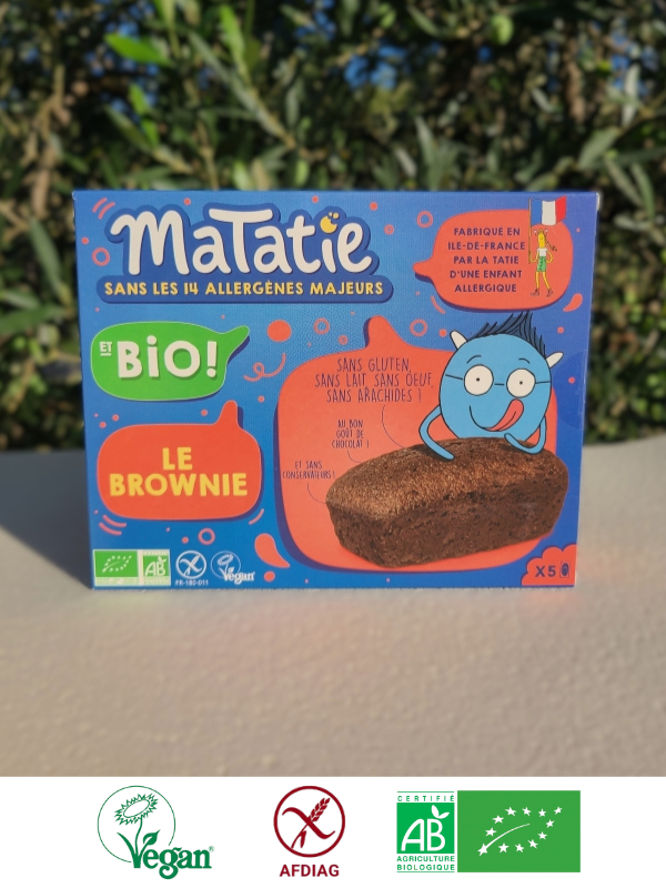 Brownie tout Choco sans allergènes 155 g